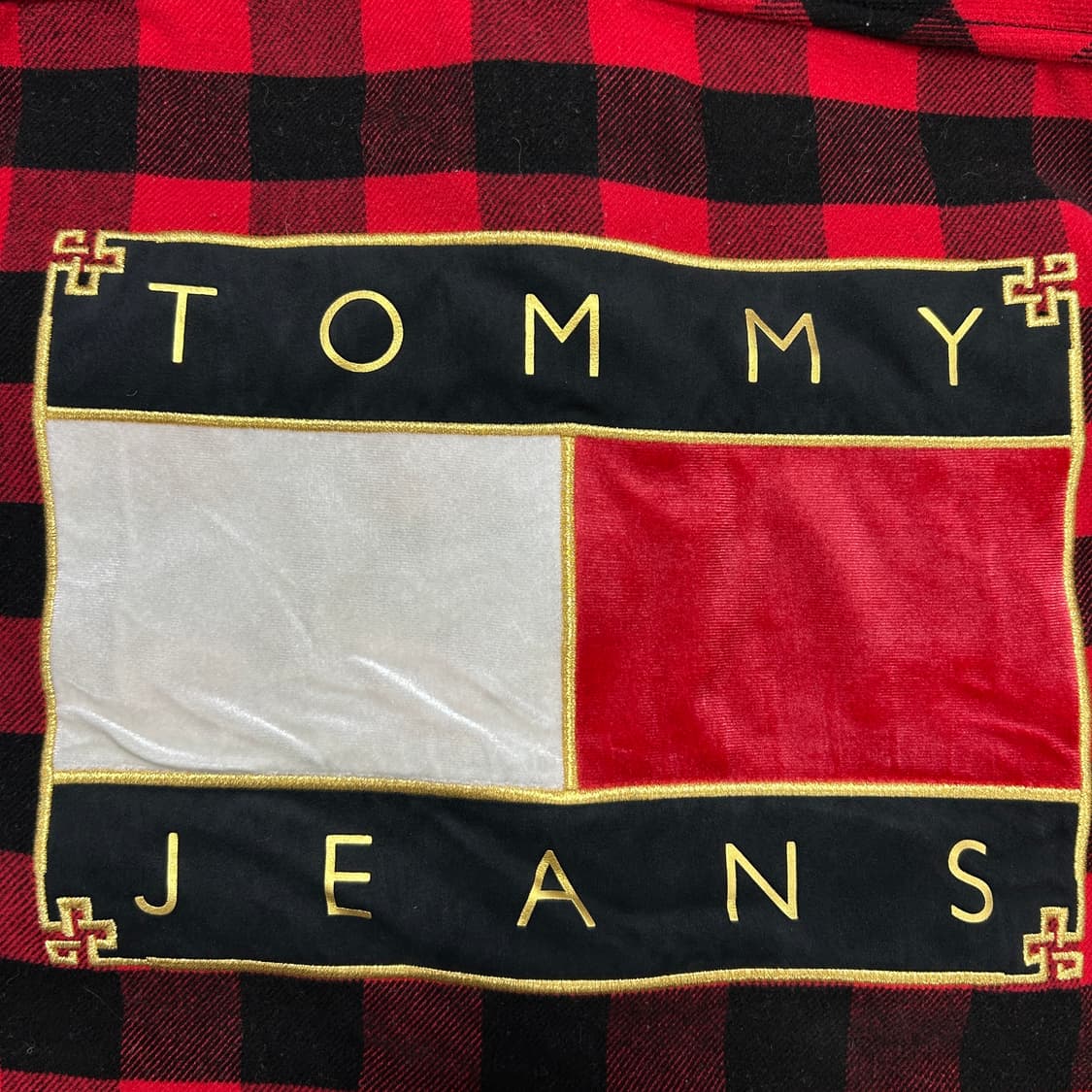 타미진스 빅플래그 릴렉스핏 체크셔츠(M) 상품이미지2