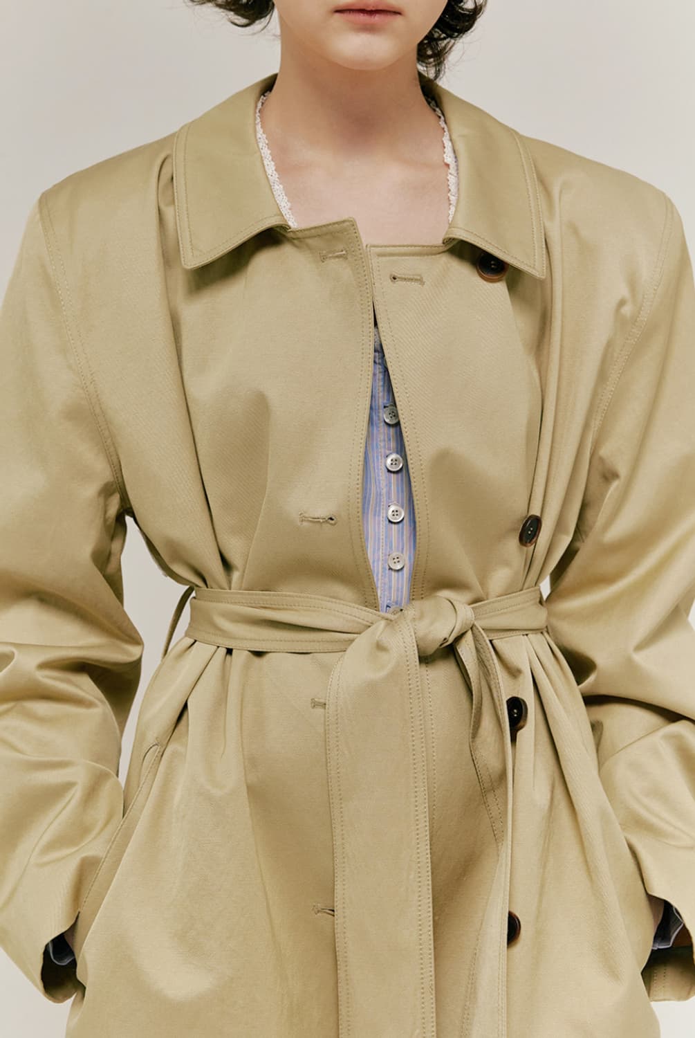 오버듀플레어 specially half trench coat 상품이미지3