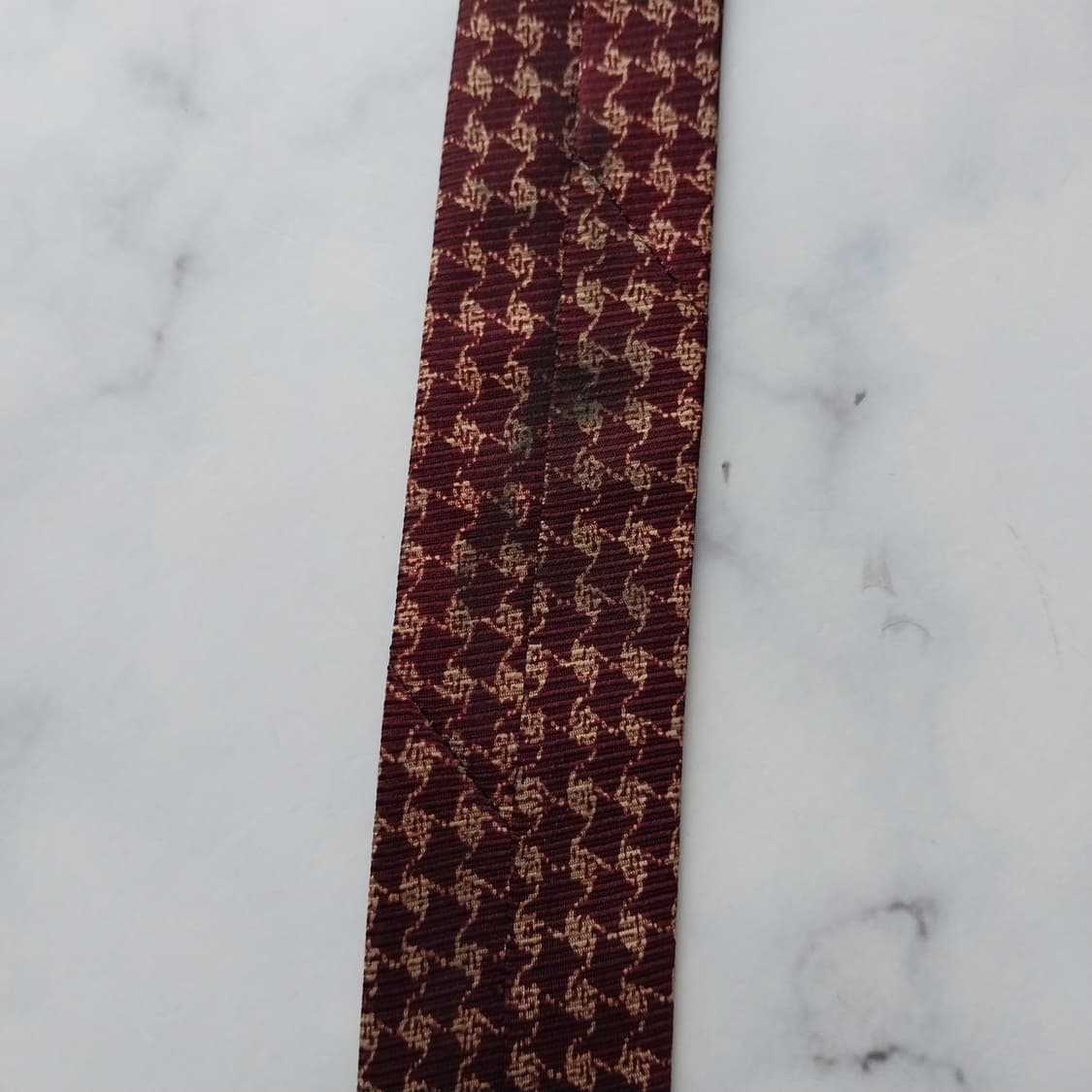 크리스찬 디올 넥타이 브라운 패턴 9.4cm A등급 K2090 상품이미지10