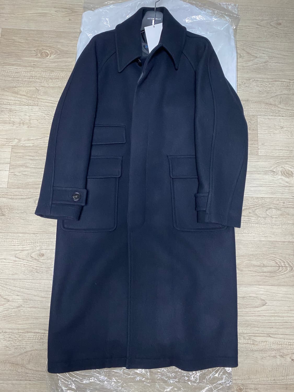 [m] 애프터프레이 투어리스트 발마칸 코트 네이비 상품이미지1