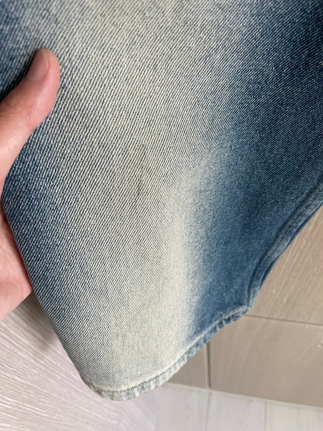 SATUR 블루클린 뉴트로 와이드 데님 상품이미지4