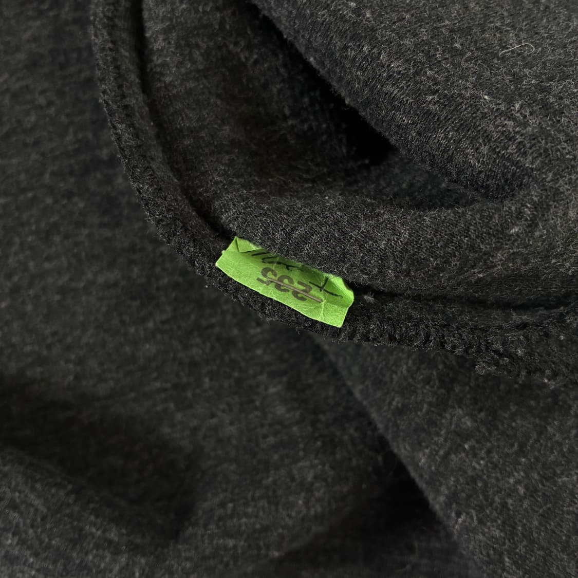 Polo  폴로 랄프로렌 자수 코튼 다크그레이 반집업 니트  상품이미지5