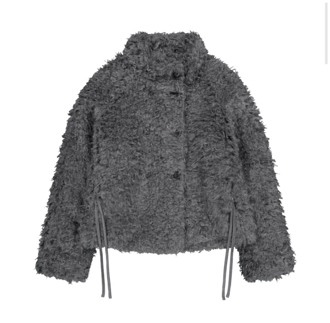 코이세이오 헤어리 퍼 재킷 다크 그레이 상품이미지1