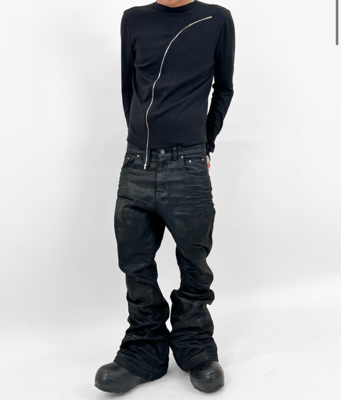 구매글 patina stack denim pants 상품이미지1