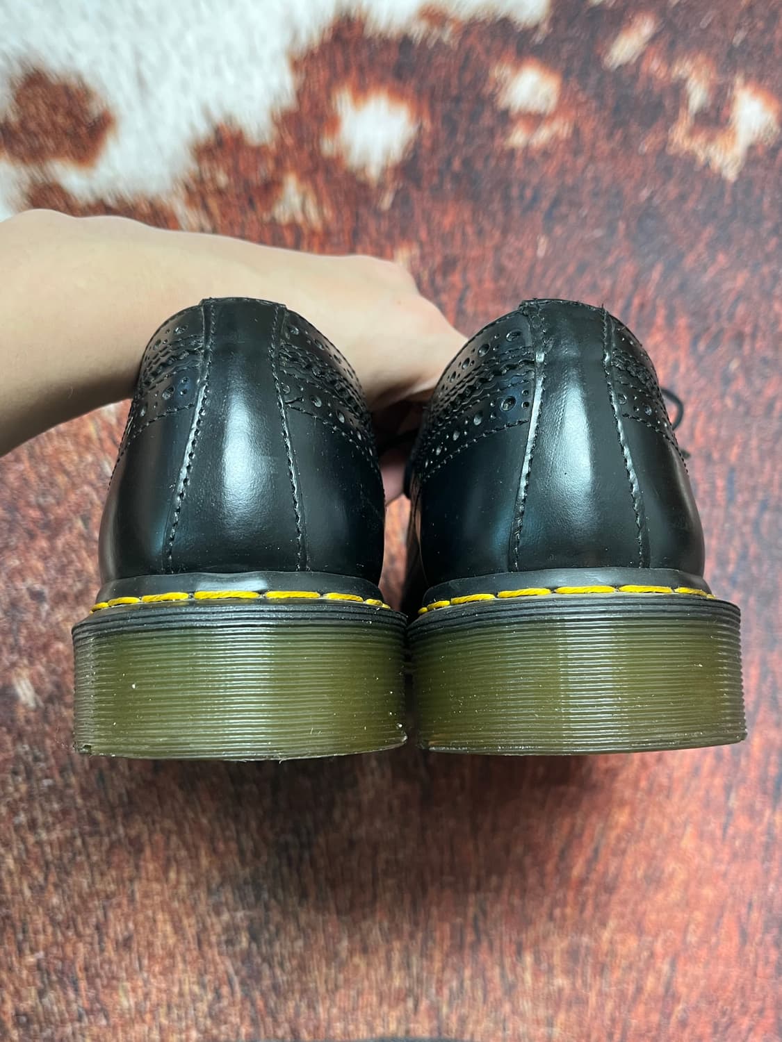 [270] 닥터마틴 3989 브로그 윙팁 로퍼 블랙 상품이미지4