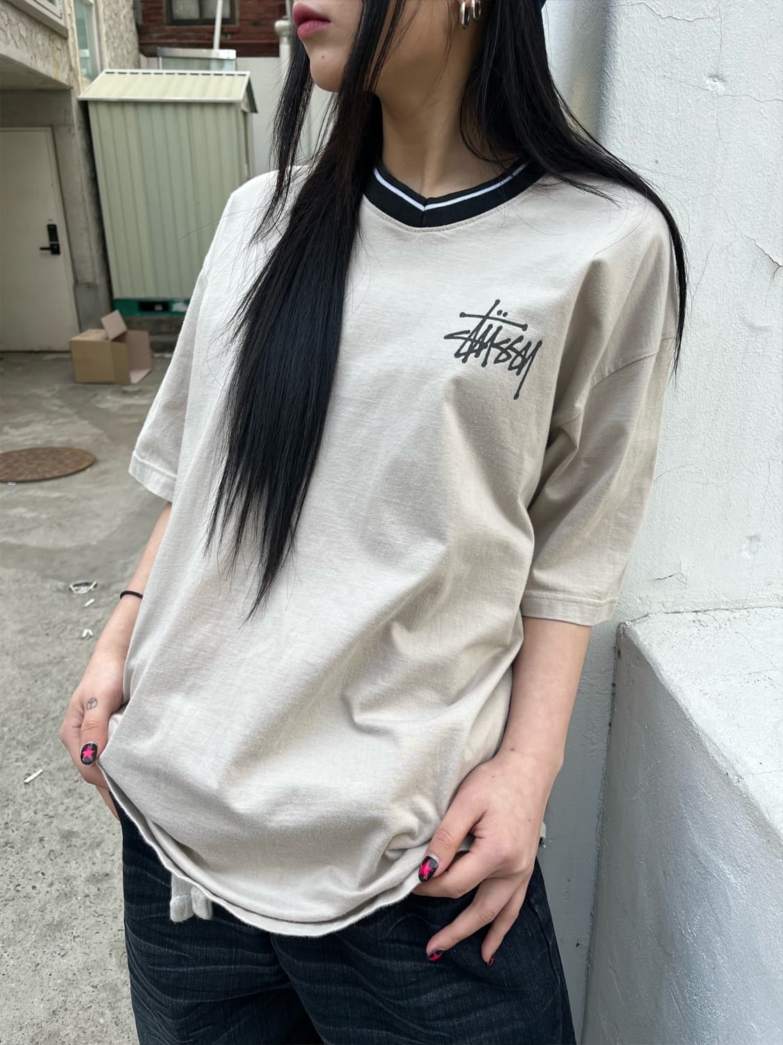 스투시 아카이브 드래곤 오버핏 티셔츠 상품이미지7