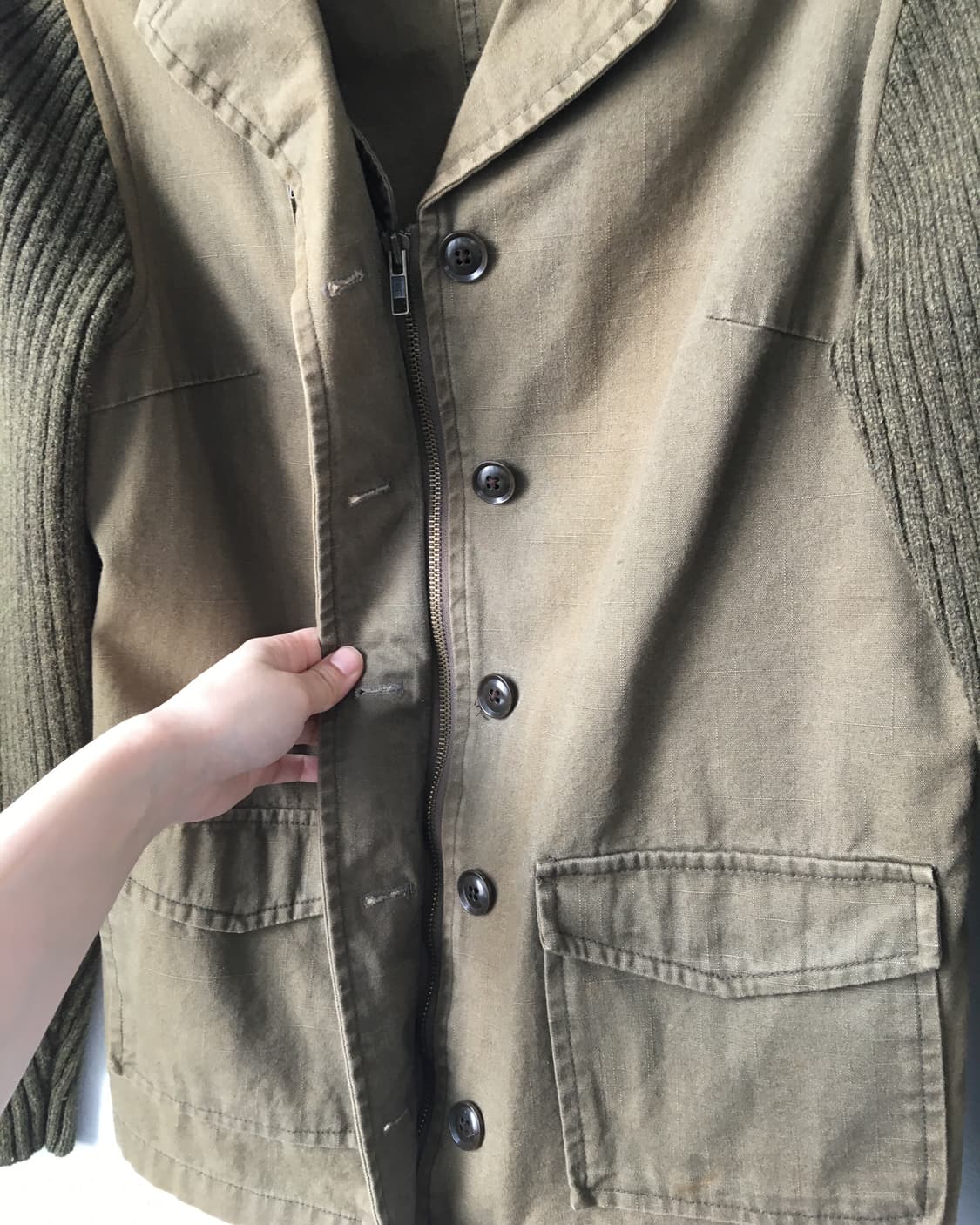 Knitted layered jacket 상품이미지4