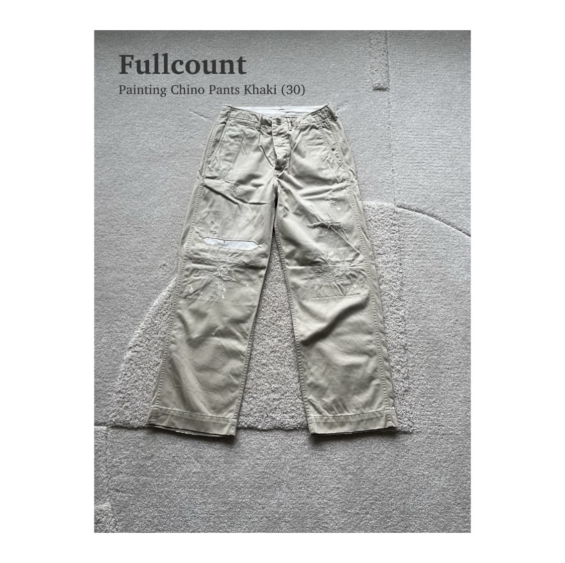 풀카운트 페인팅 치노 팬츠 (30-31) 상품이미지1