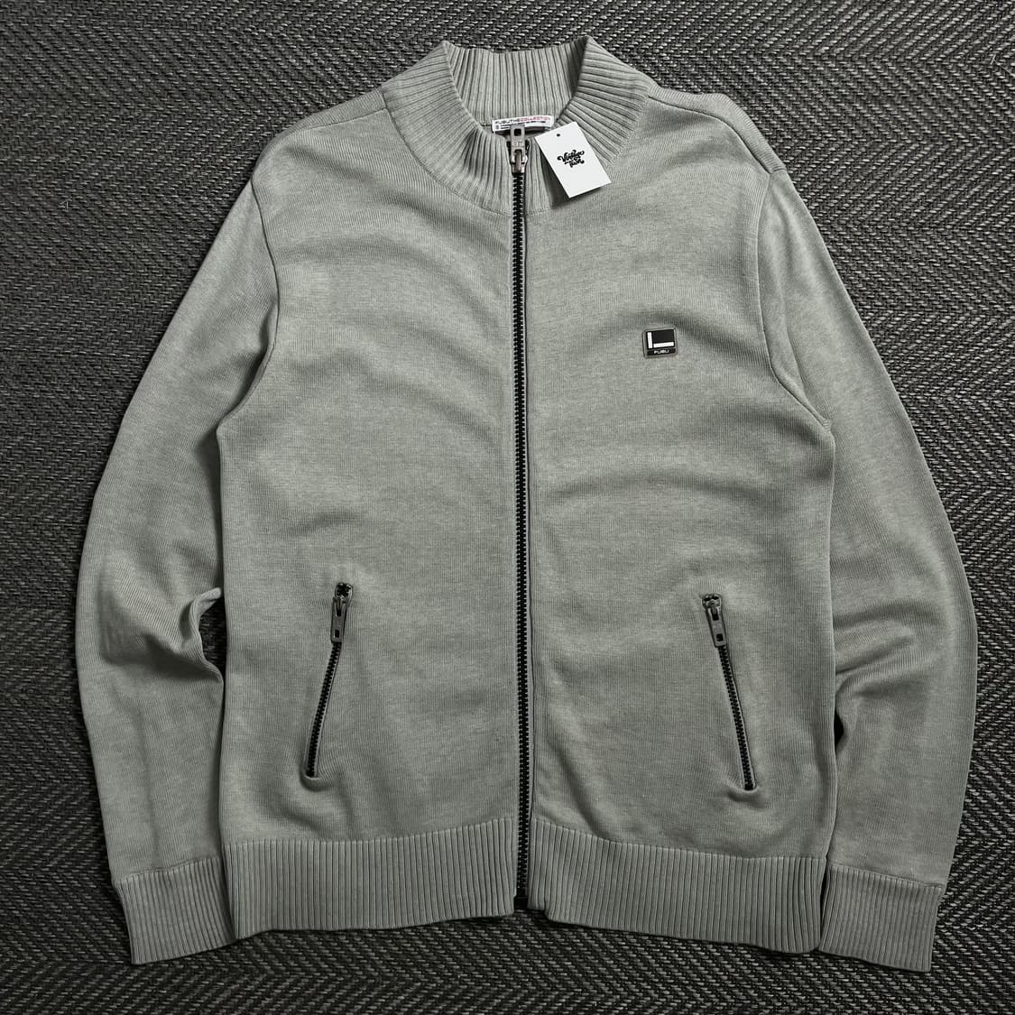 00s 후부 올드스쿨 빅로고 니트 집업y 4050 상품이미지3