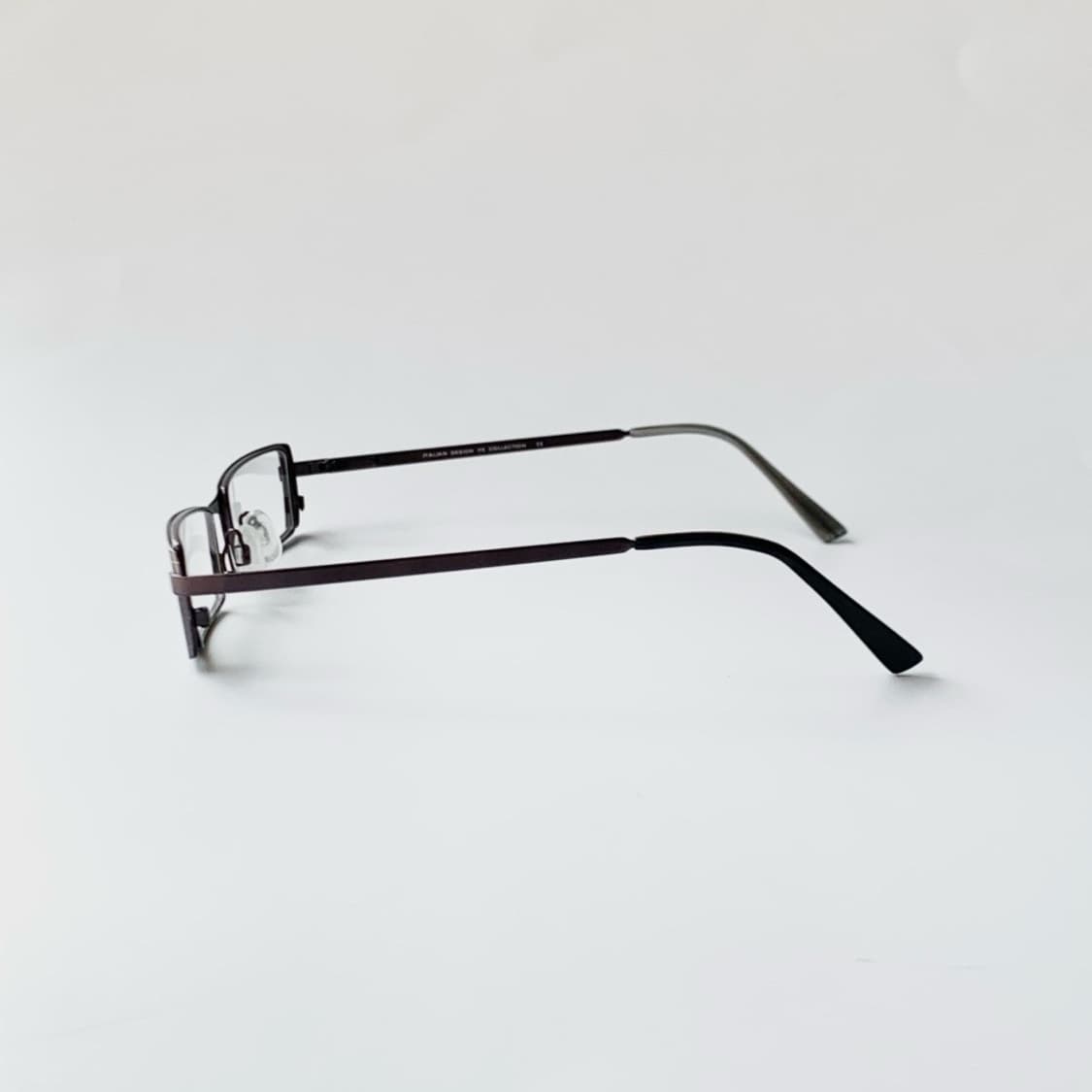 [픽키-681] 블랙 메탈 직사각 안경/슬림 템플 스틸/가벼운 데일리 상품이미지5