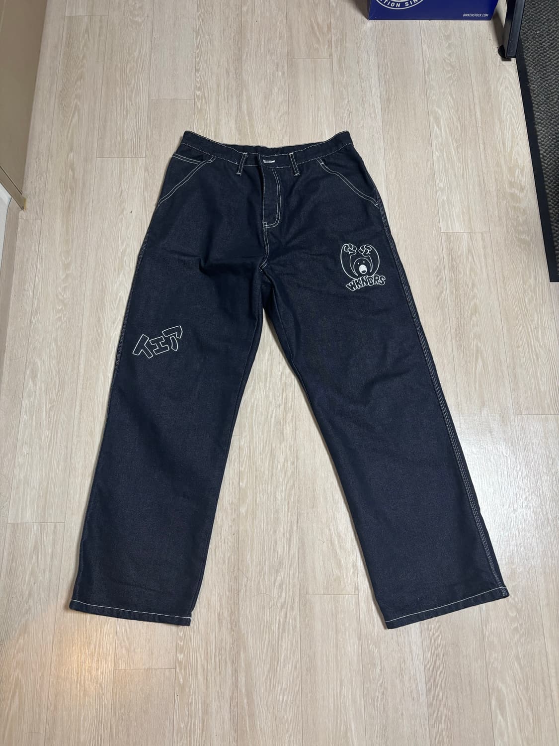 위캔더스 88 트러커 생지데님팬츠 상품이미지1