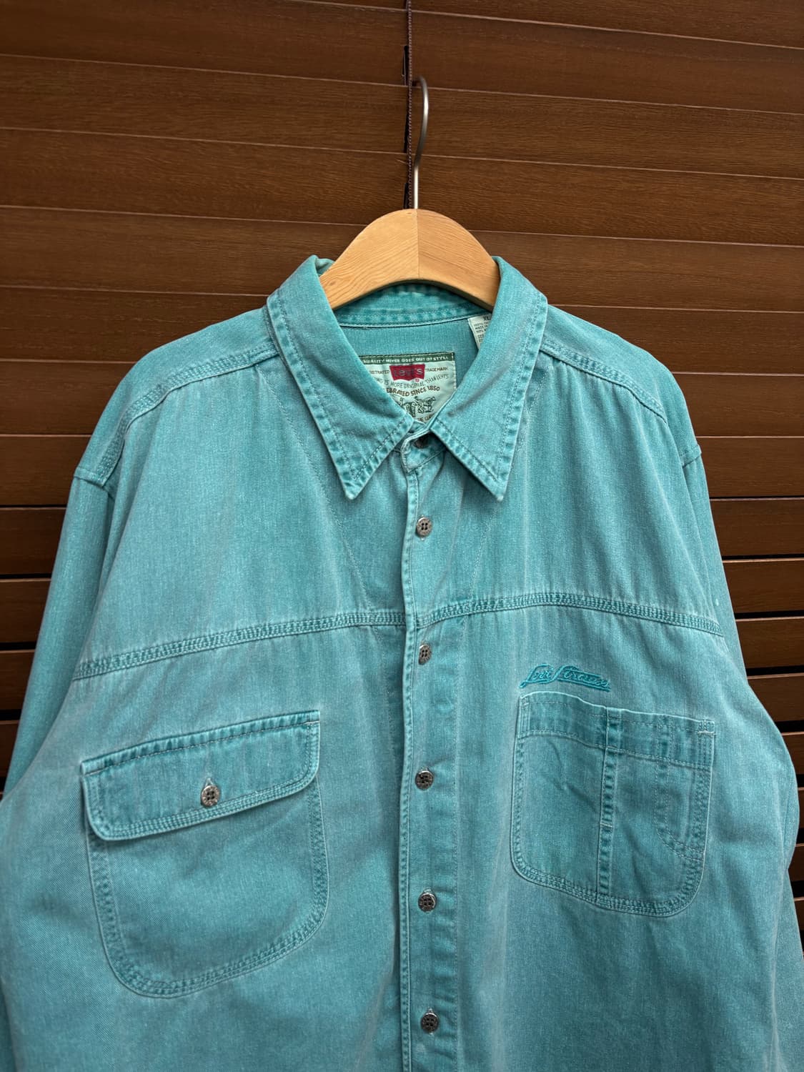 리바이스 빈티지 그린라벨 웨스턴 셔츠 상품이미지4