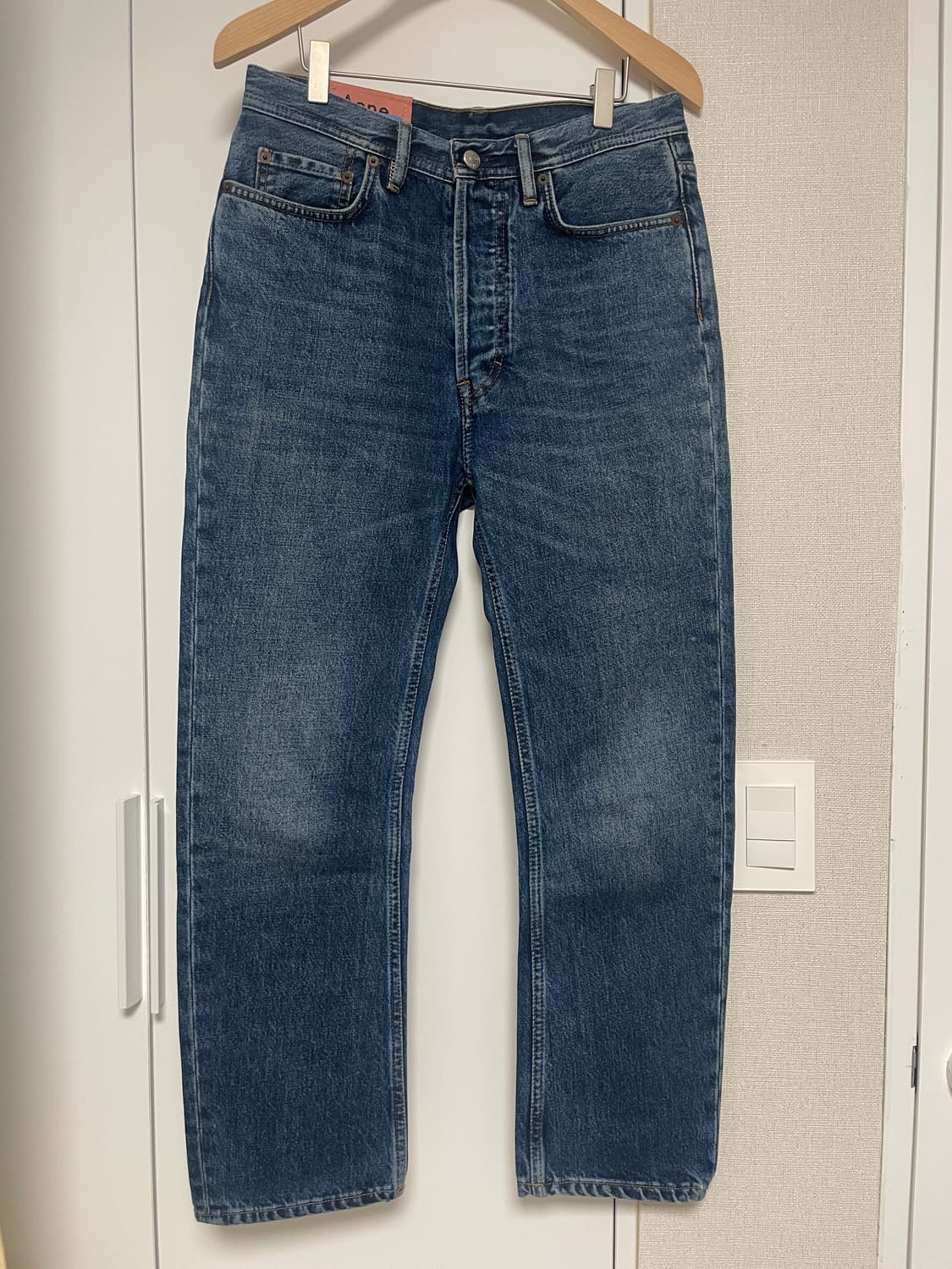 acne studio 아크네 Log Mid Blue 데님 상품이미지3