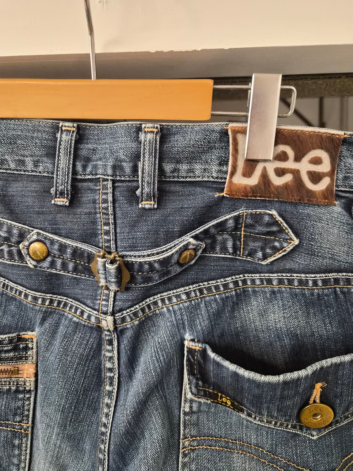 32) LEE COWBOY 신치백 데님 반바지 팝니다 상품이미지4