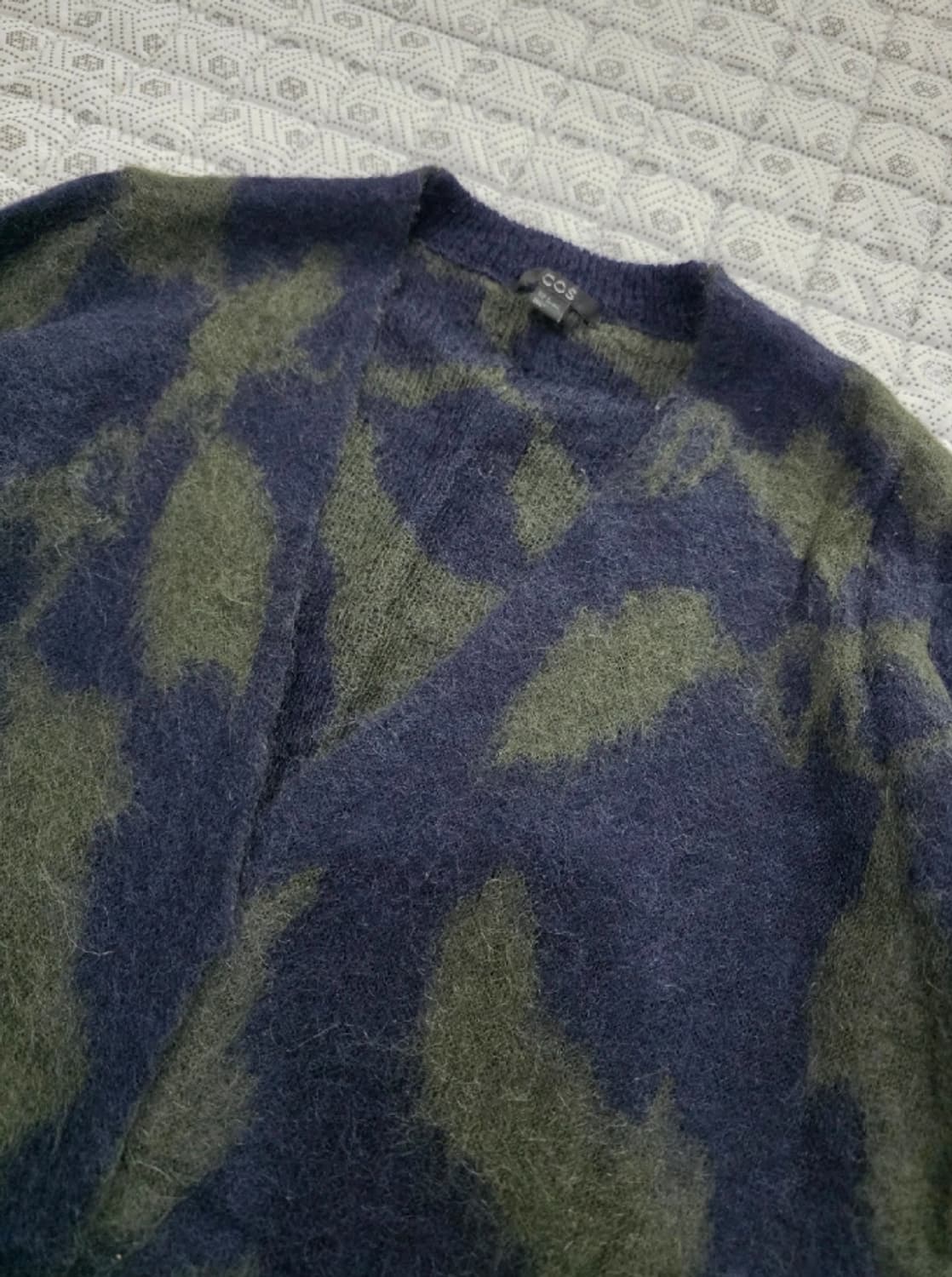 COS 모헤어 패턴 가디건 ~55반 상품이미지6