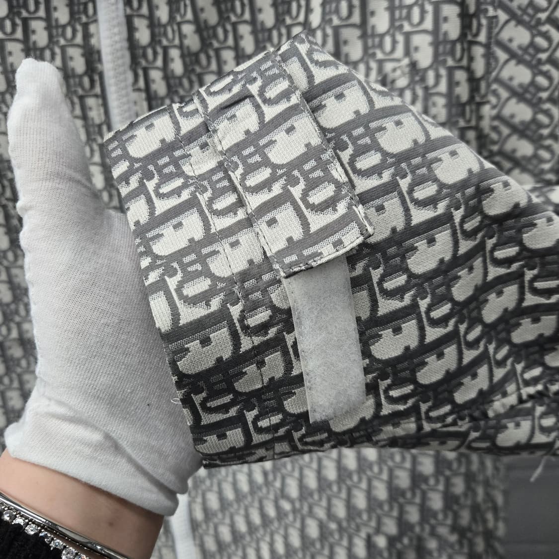 디올 오블리크 후드 바람막이 자켓 오버핏XS 상품이미지4