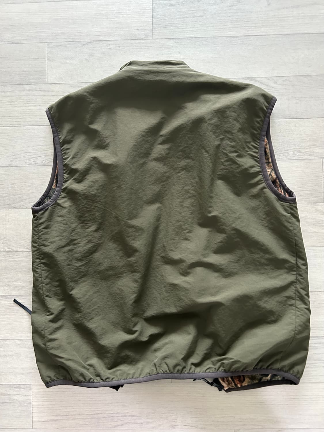 그라미치 리버시블 플리스 베스트 Leaf Camo 상품이미지2