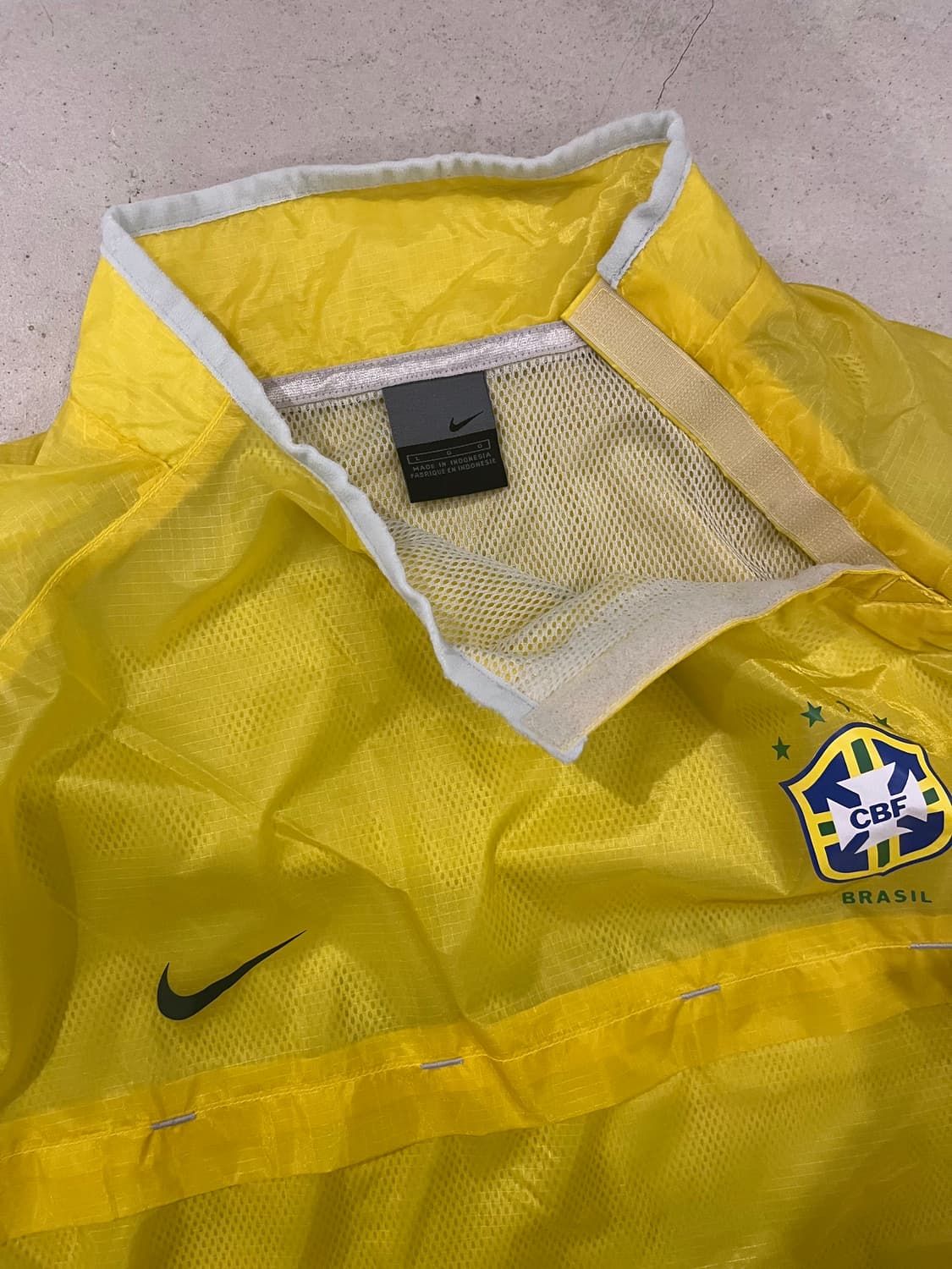 빈티지 나이키 2002월드컵 브라질 대표팀 웜업 상품이미지4