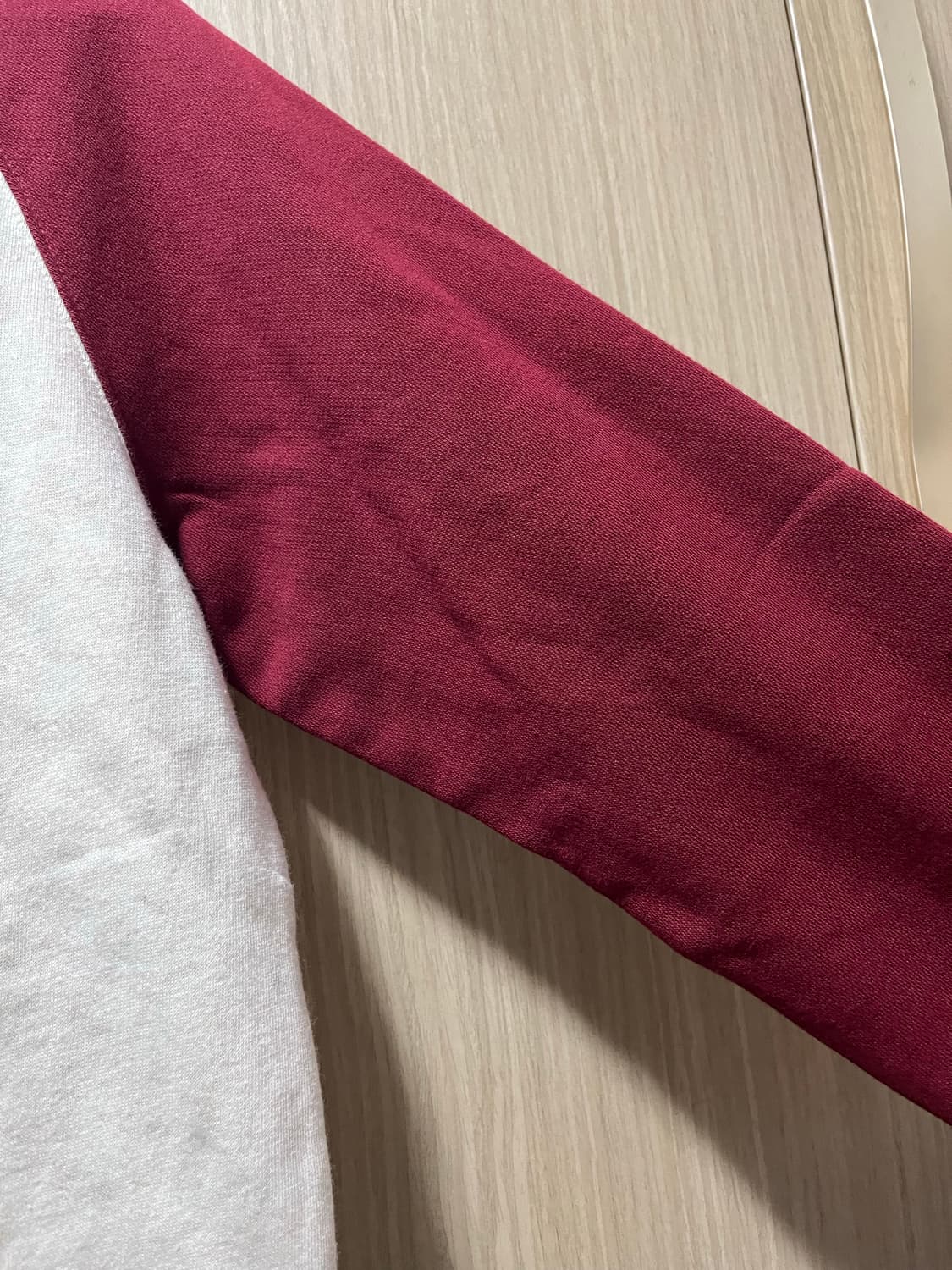 디키즈 빅로고 나그랑 맨투맨 버건디 아이보리 새상품 M 상품이미지6