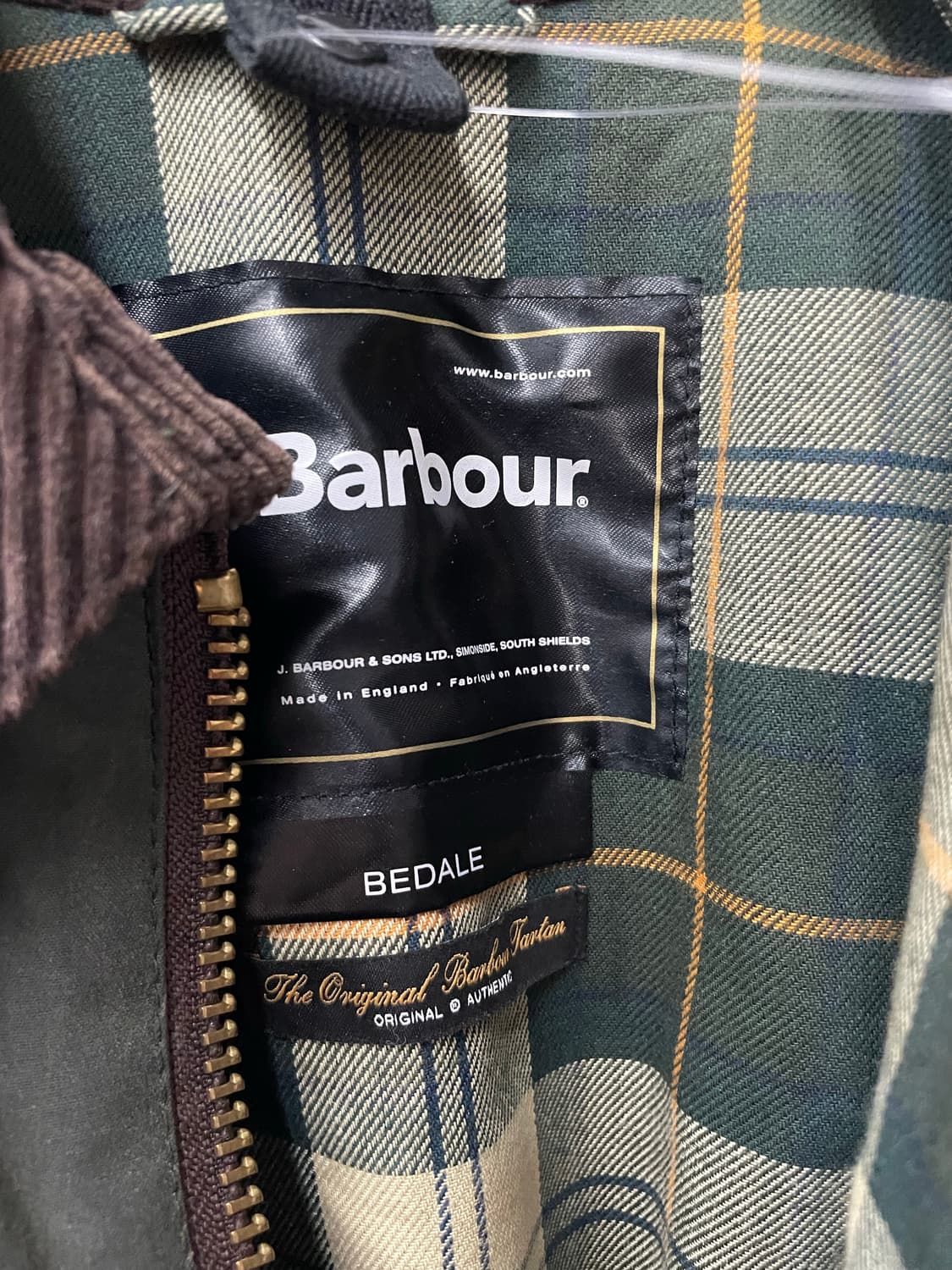 바버 뷰포트 올리브 왁스 자켓 H1771 상품이미지6