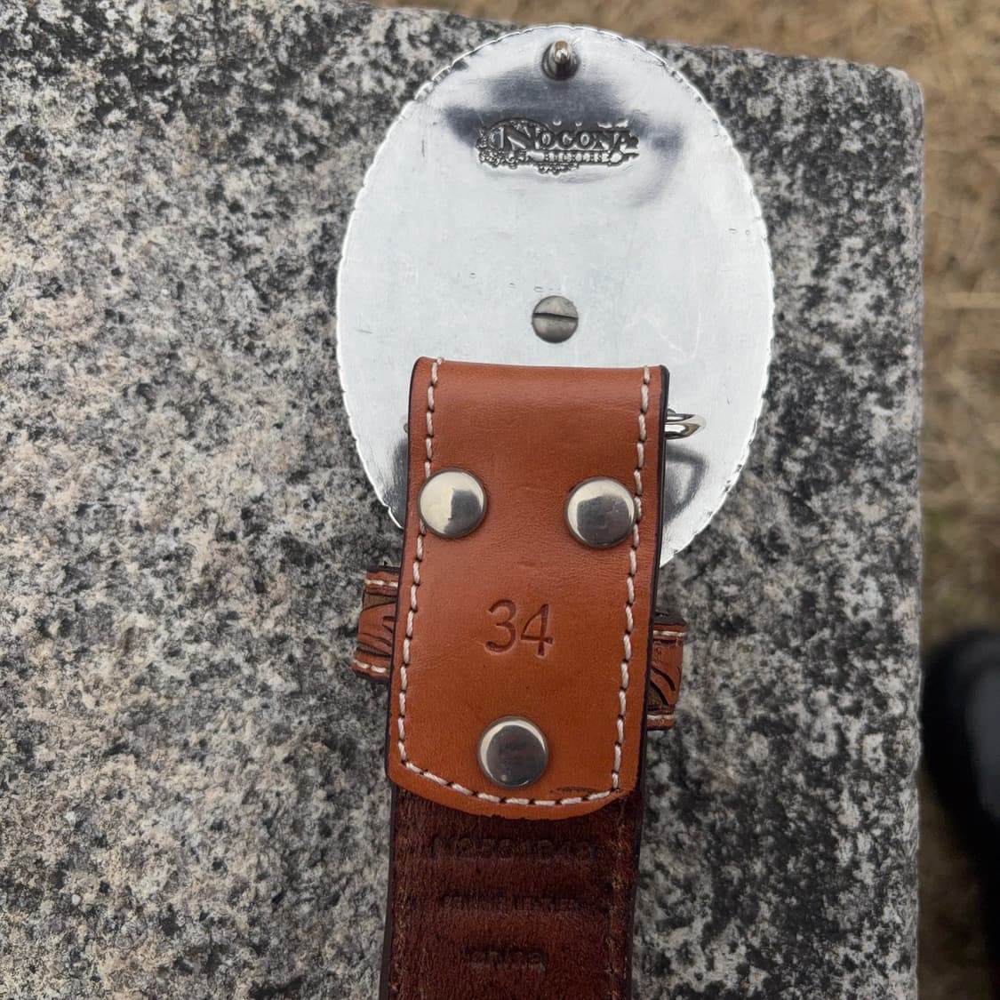 노코나 Nocona 웨스턴 콘초 레더 벨트  상품이미지7