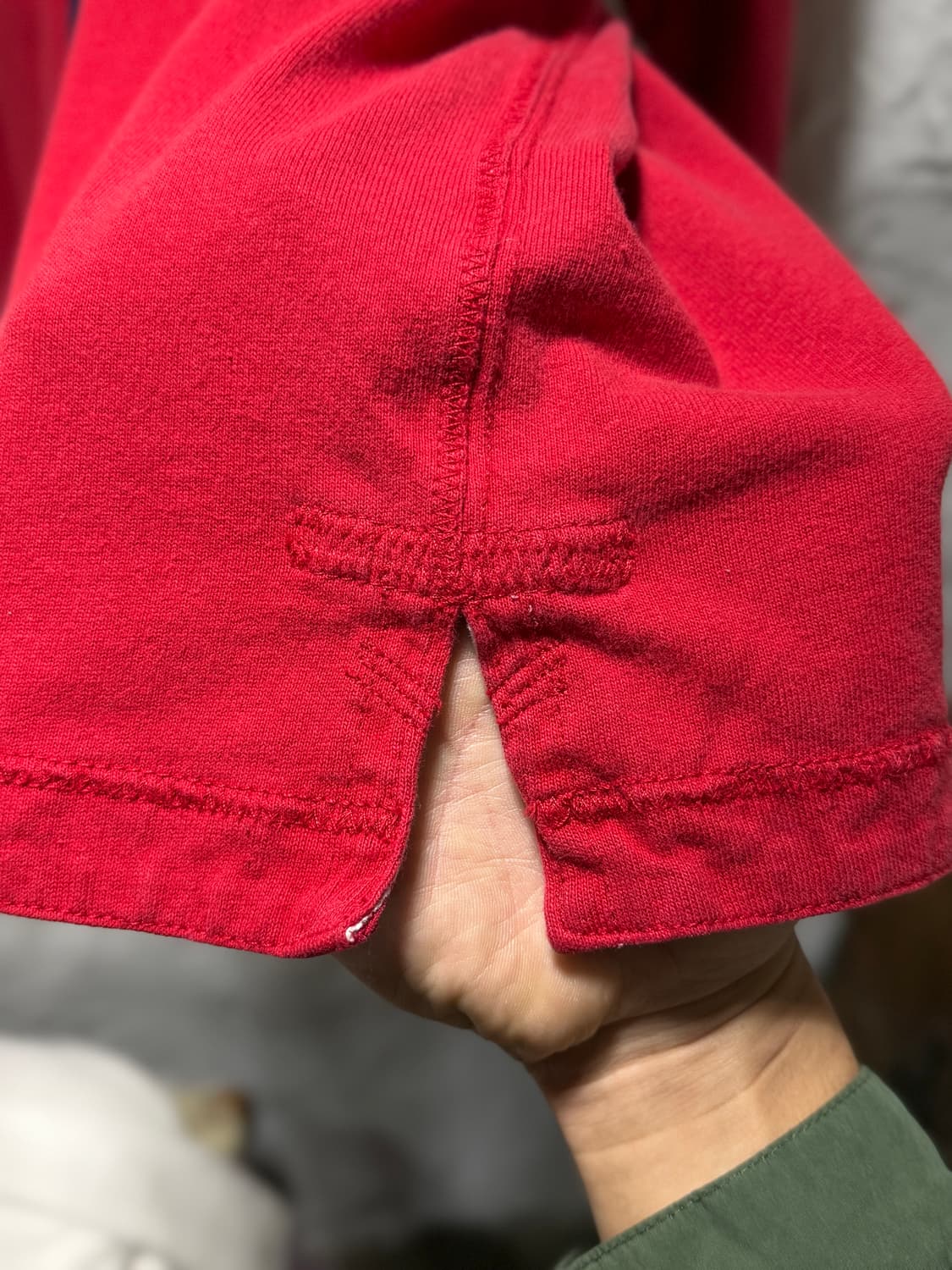 Polo Ralph Lauren 해군 재단사 럭비 롱슬리브 셔츠 상품이미지8
