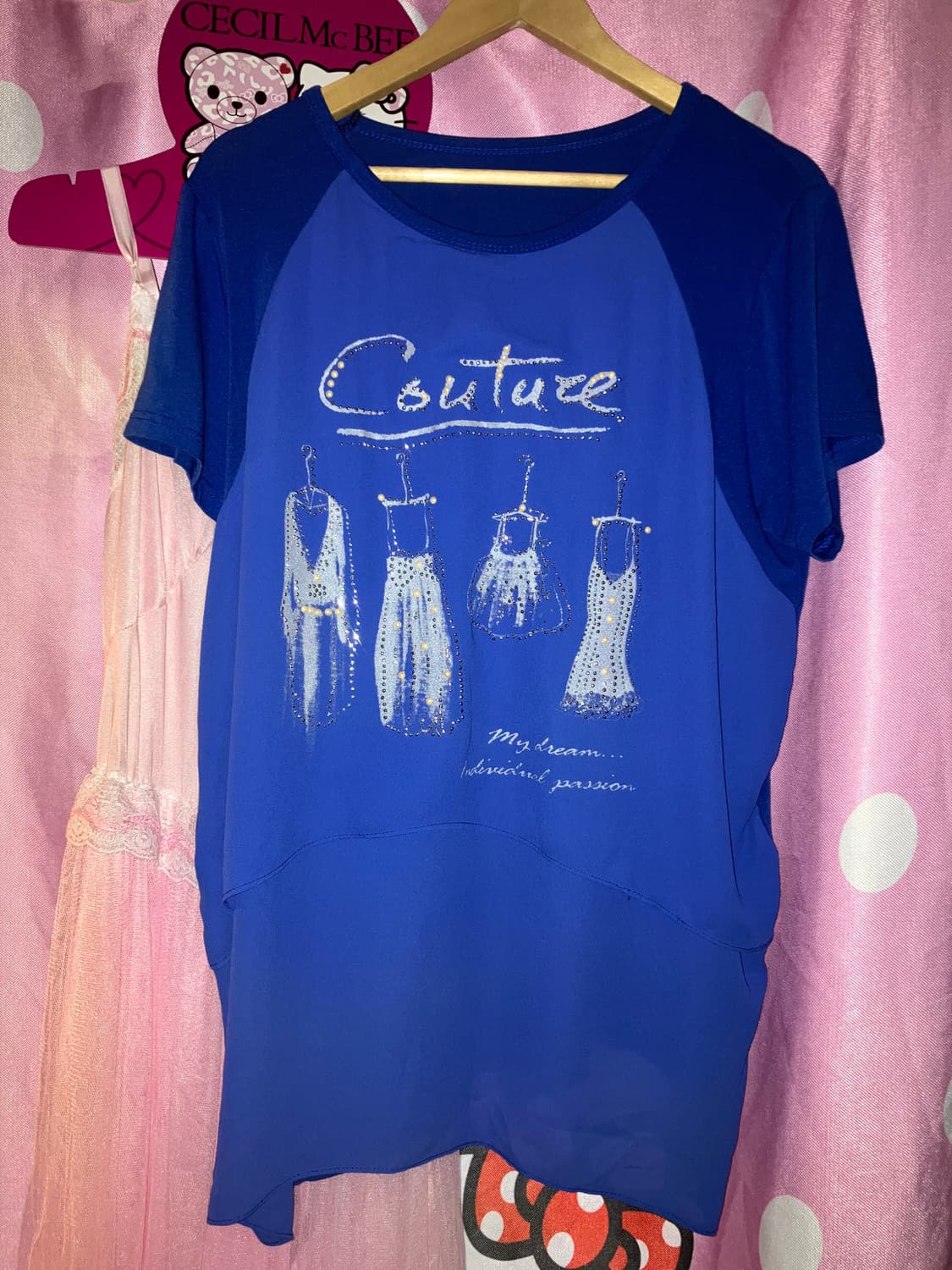 jpn 블루 큐빅 미니 원피스 상품이미지2