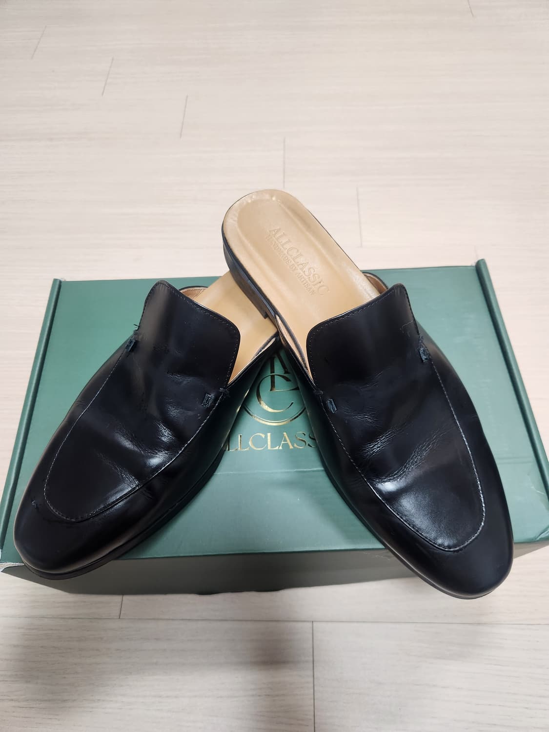 ALLCLASS 남성 소가죽 뮬 슬리퍼 265사이즈 상품이미지1