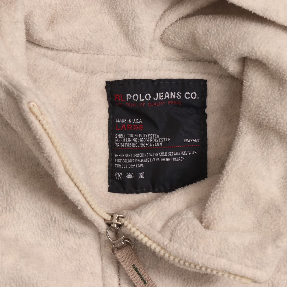 90's 폴로 진스 플리스 후드집업 A1826 상품이미지3