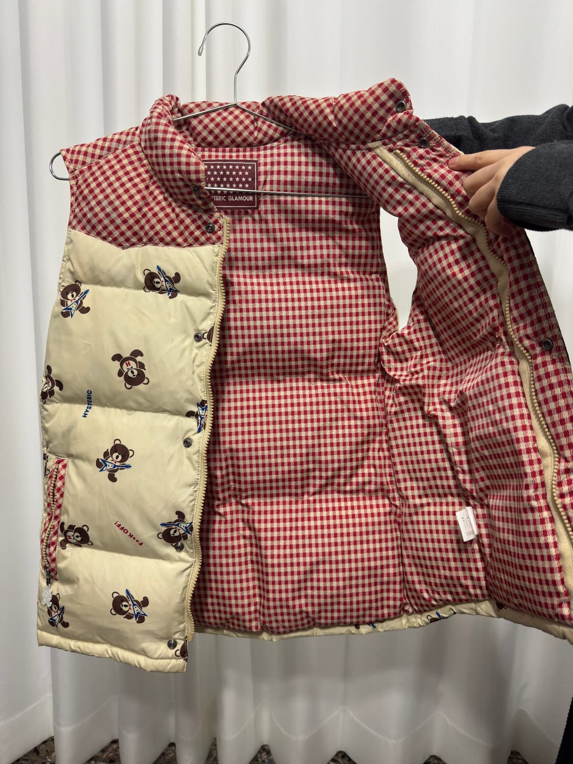 hysteric glamour f**kbear vest padding 상품이미지6