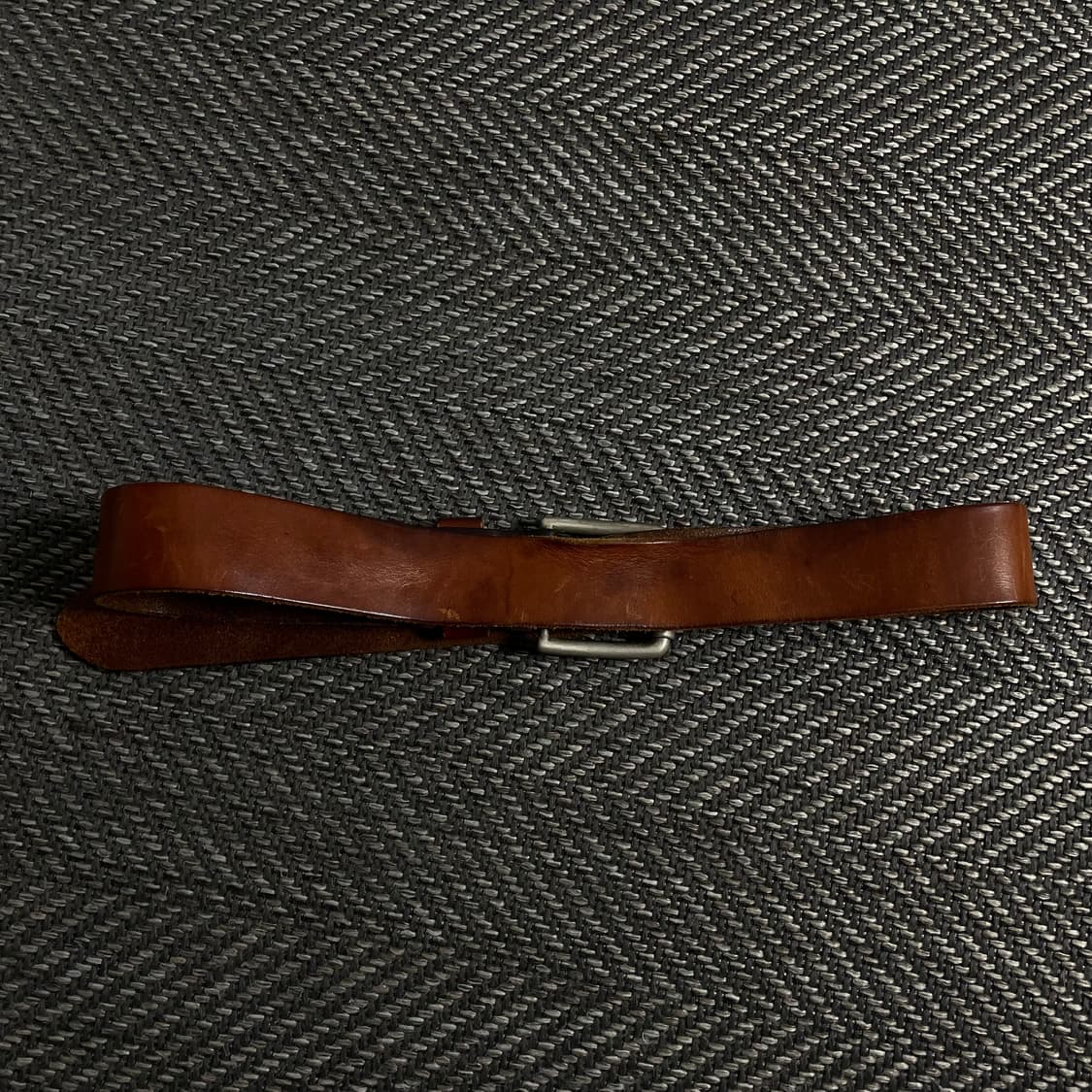 빈티지 웨스턴 브라운 가죽 벨트y 3883 상품이미지4