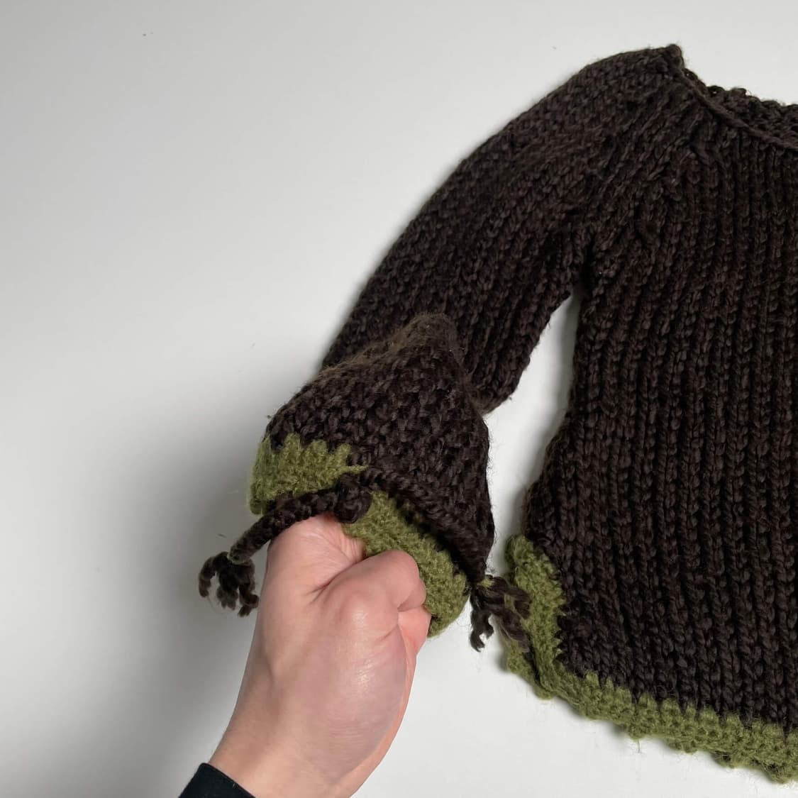 울 블렌드 스트링 니트 상품이미지5