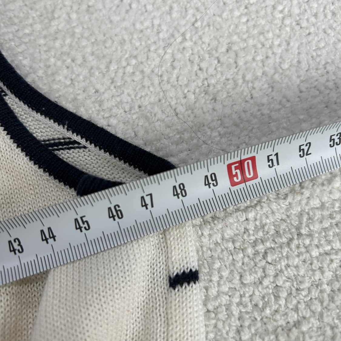 버버리 일본 니트 조끼 아이보리 요트 자수 s 상품이미지4