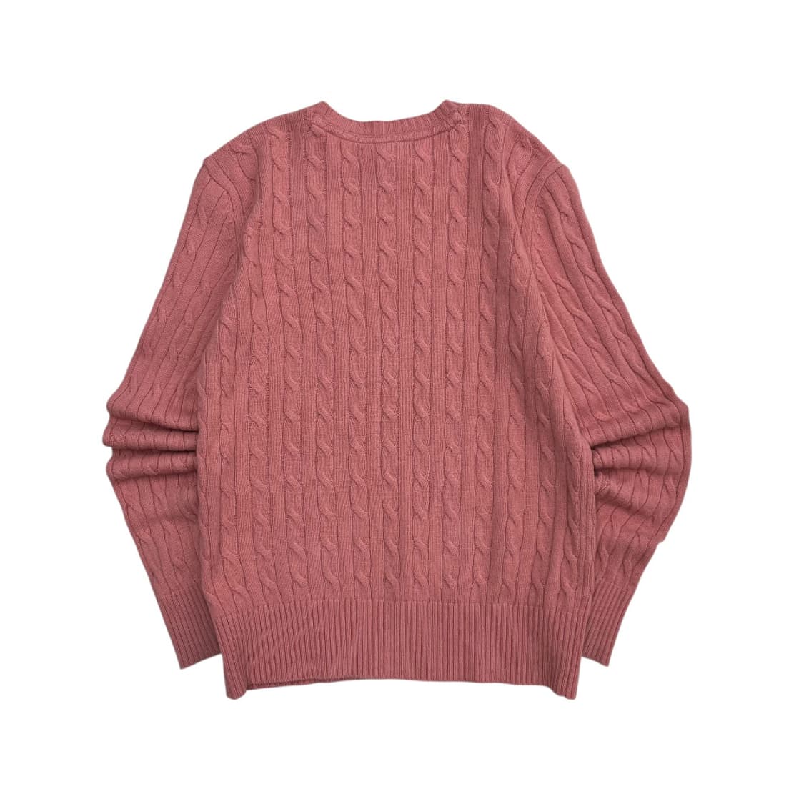 티니위니 곰돌이 로고 딸기우유맛 꽈배기 니트 M 상품이미지3