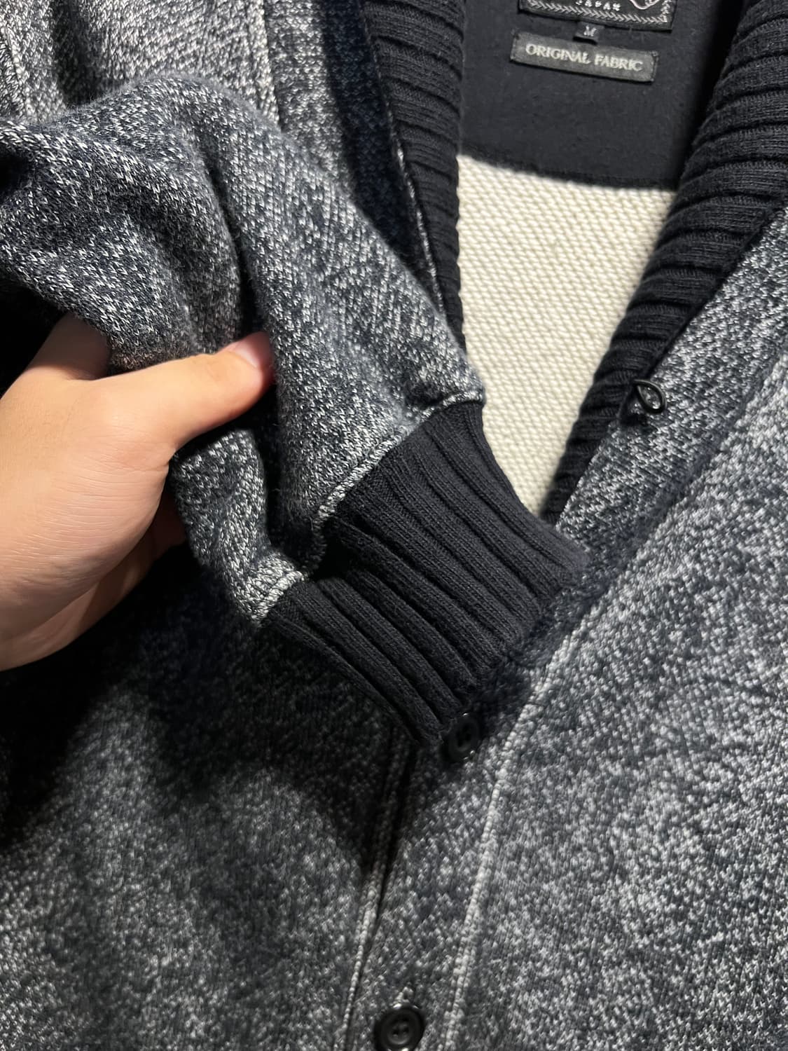 [M]BEAMS PLUS 빔즈 ORIGINAL FABRIC 니트 가디건 상품이미지4