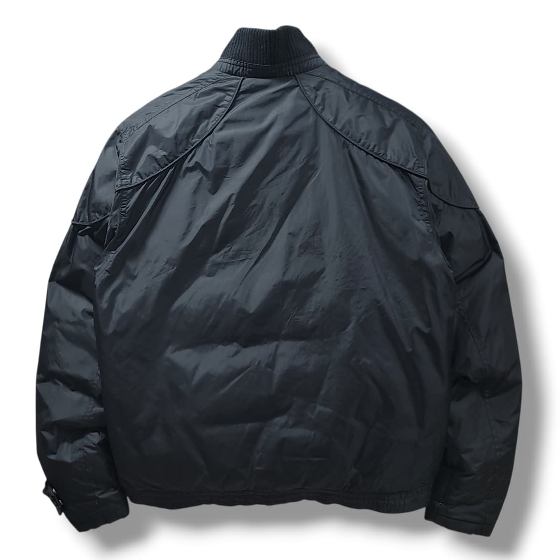 [L] 캘빈클라인 블랙 멀티포켓 나일론 쉘 다운 자켓 상품이미지2