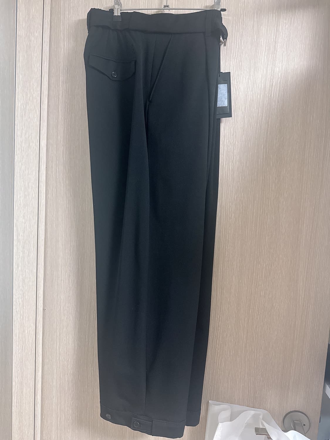 [새상품] 송지오옴므 시그니처 와이드 팬츠 50 상품이미지4