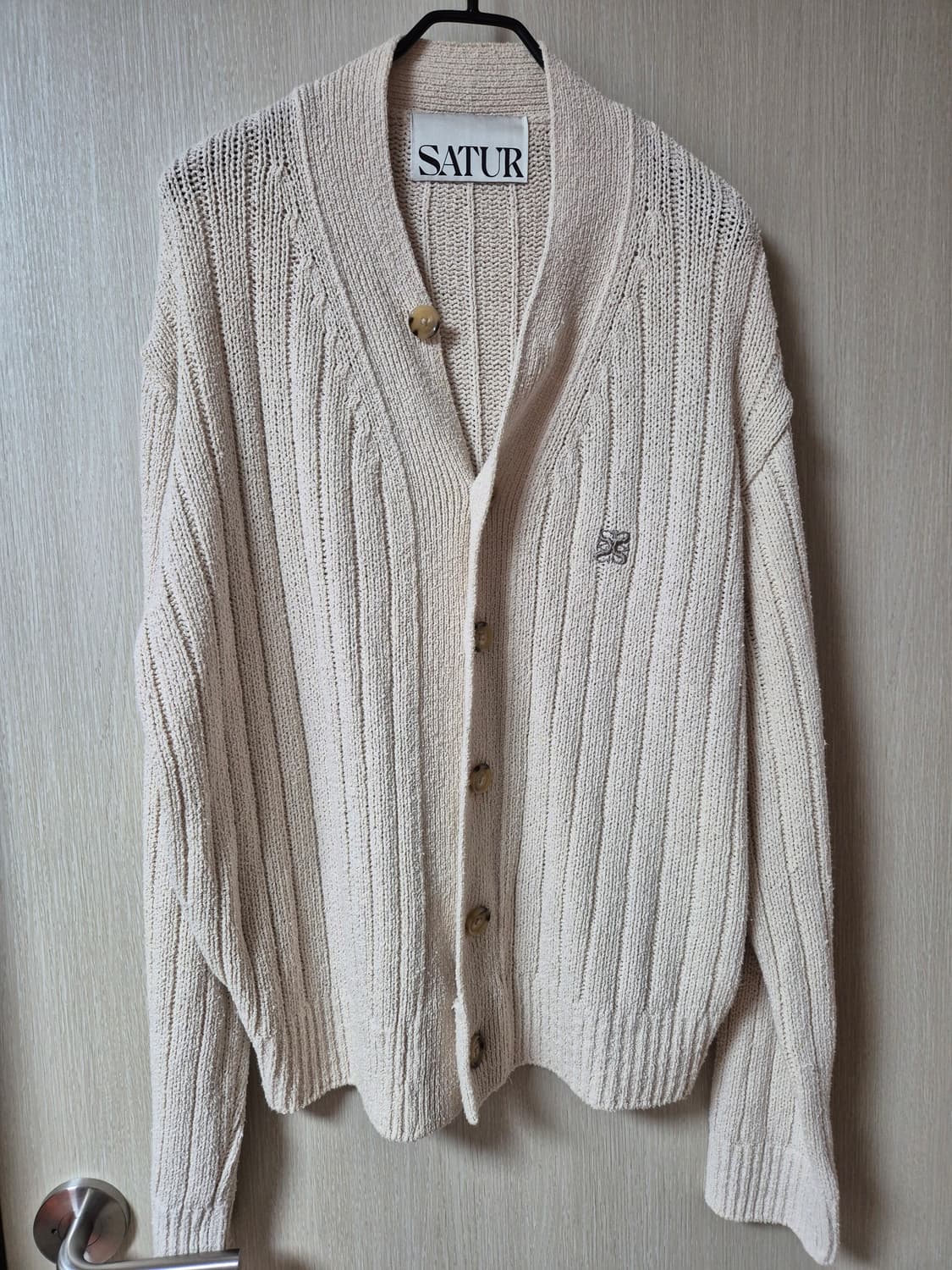 세터 파로 오버 사이즈 부클 가디건  라지 상품이미지3