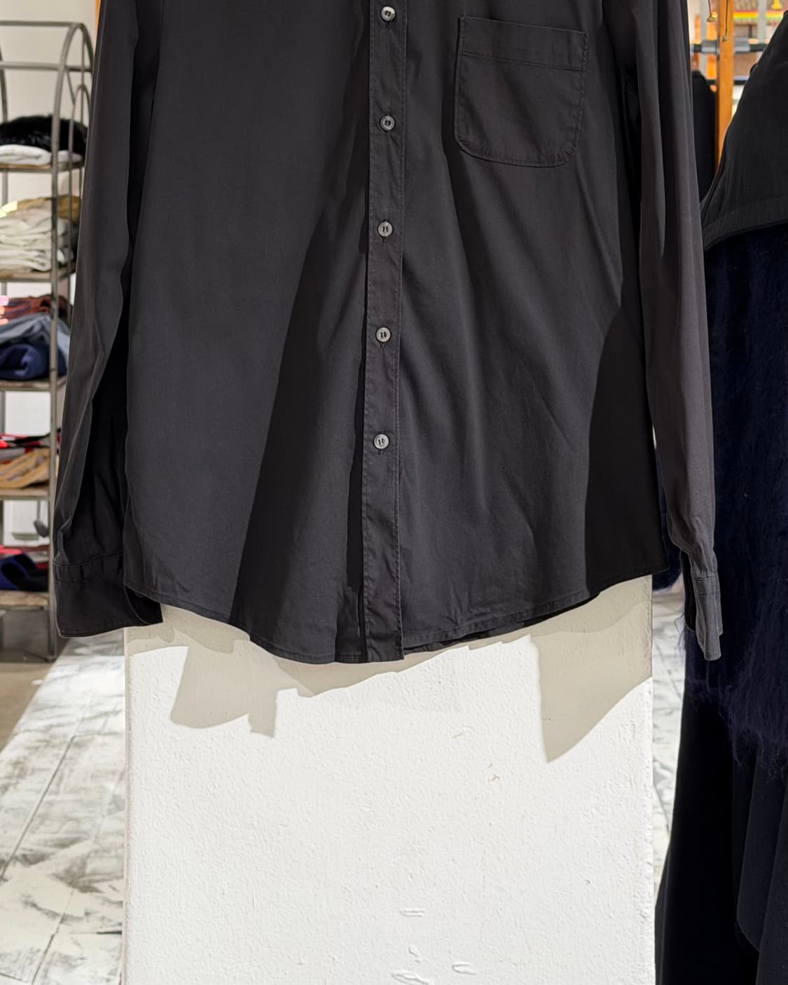 프라다 블랙 클래식 셔츠 상품이미지5