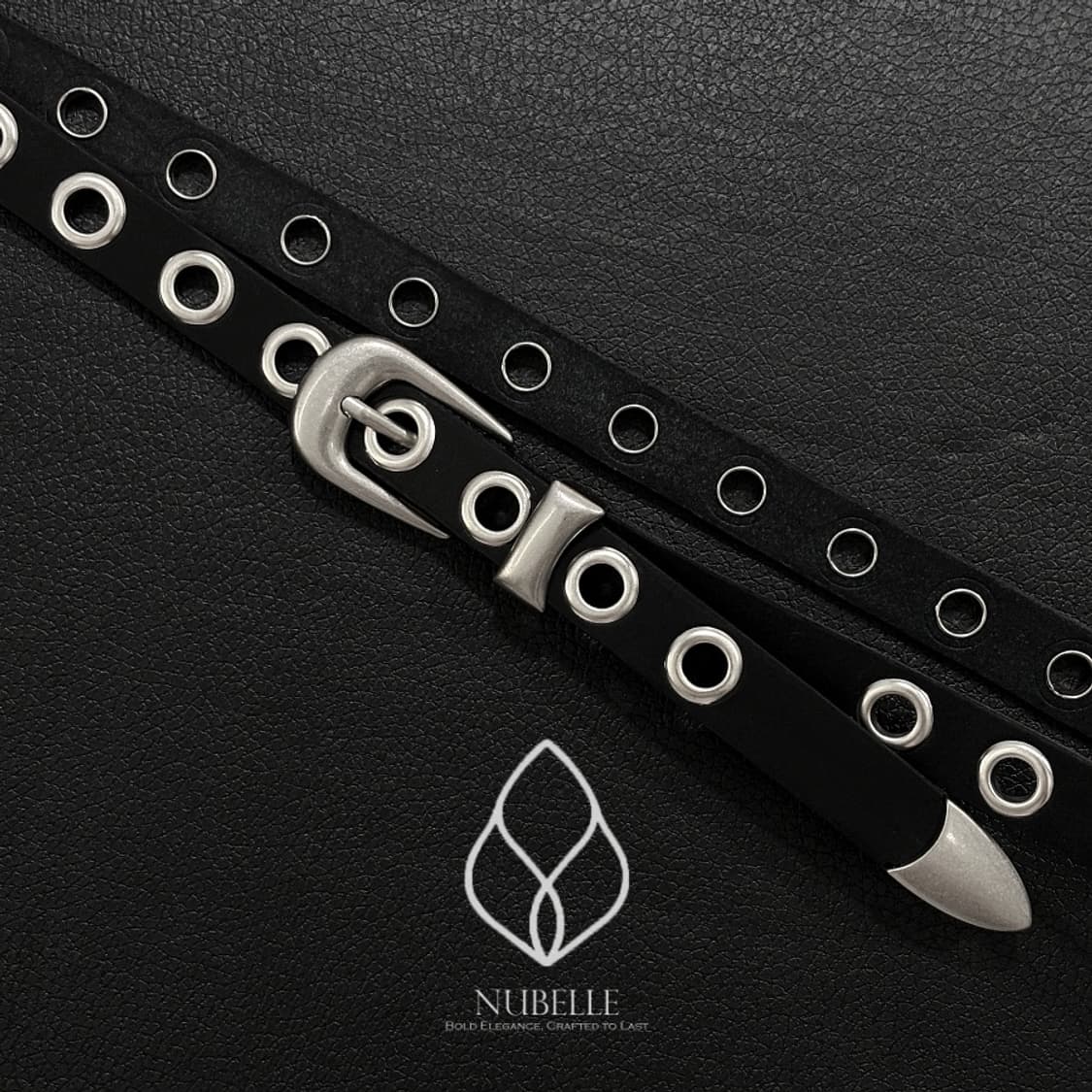 🌗 Vegetable eyelet belt / 아일렛 웨스턴 벨트 상품이미지2