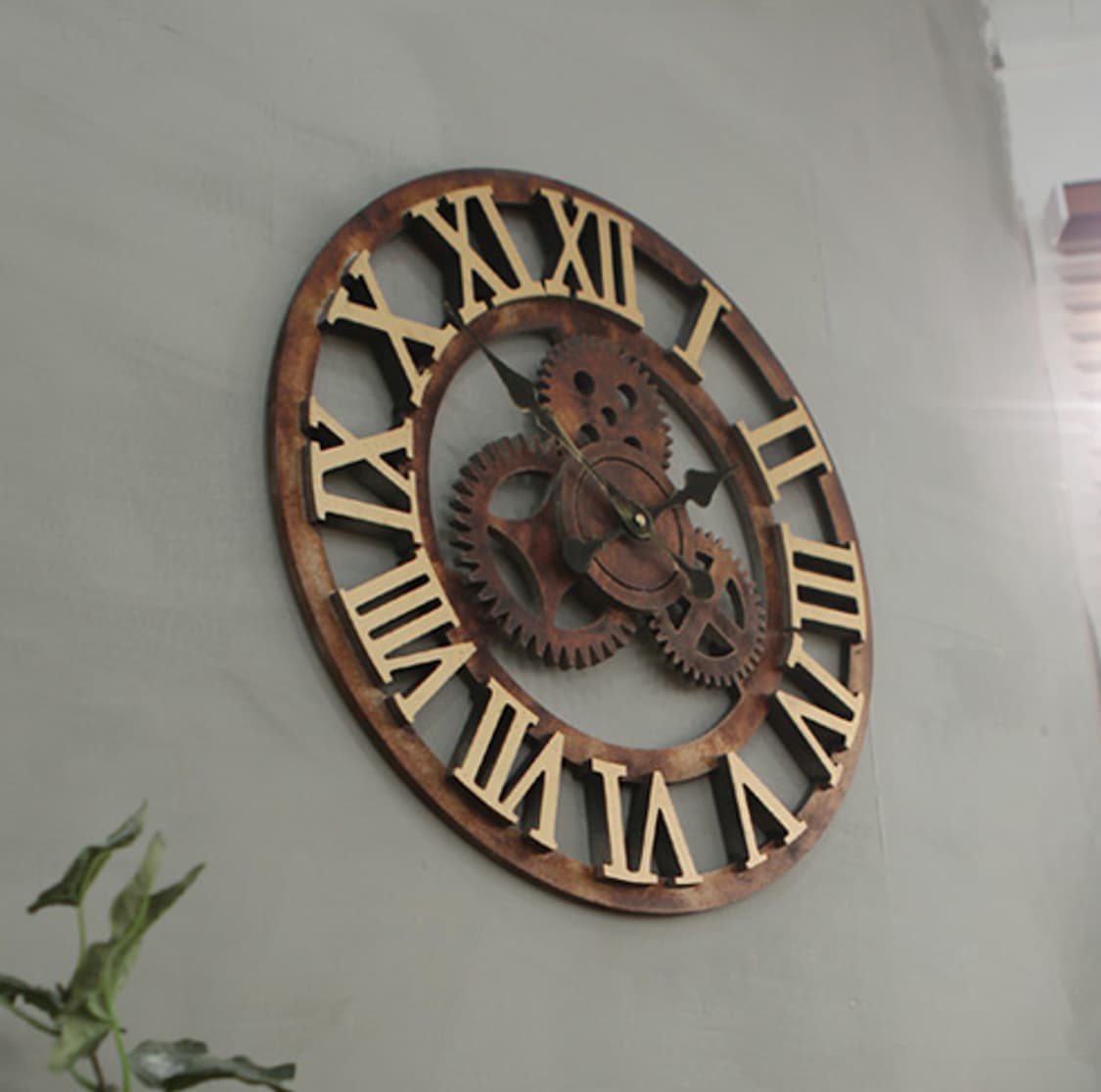 클래식 원형 로마숫자 벽시계 판매 상품이미지2