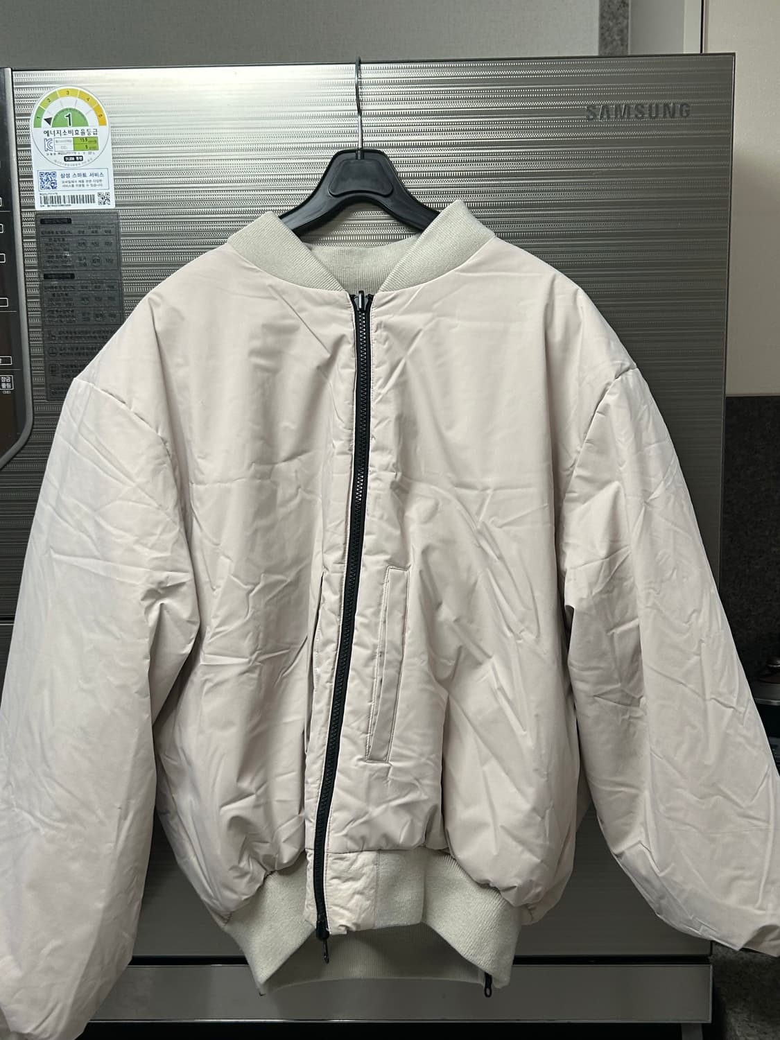 TONYWACK X UMBRO 회색 블레이저 항공점퍼 상품이미지3