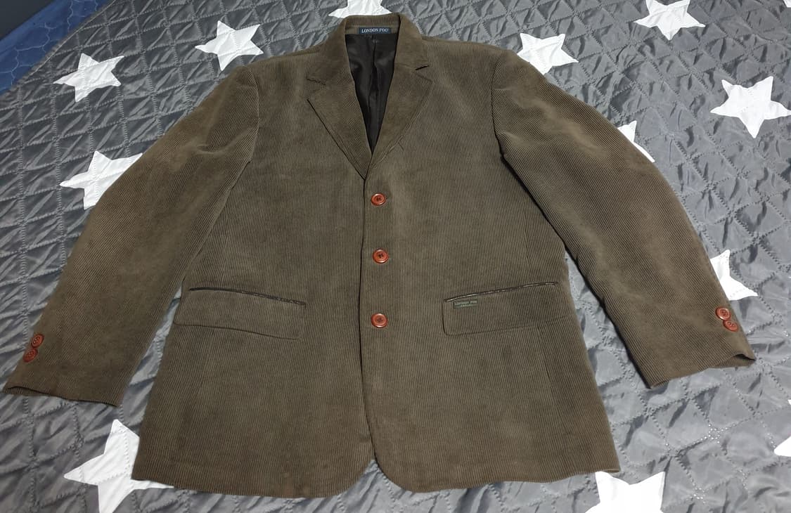 런던포그 빈티지 클래식 코듀로이 블레이저 자켓 모카브라운 (M) 상품이미지1
