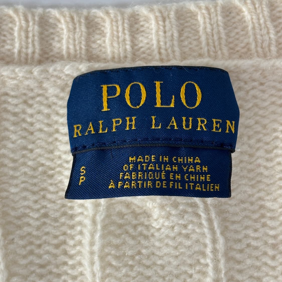 폴로 울 캐시미어 니트  상품이미지5