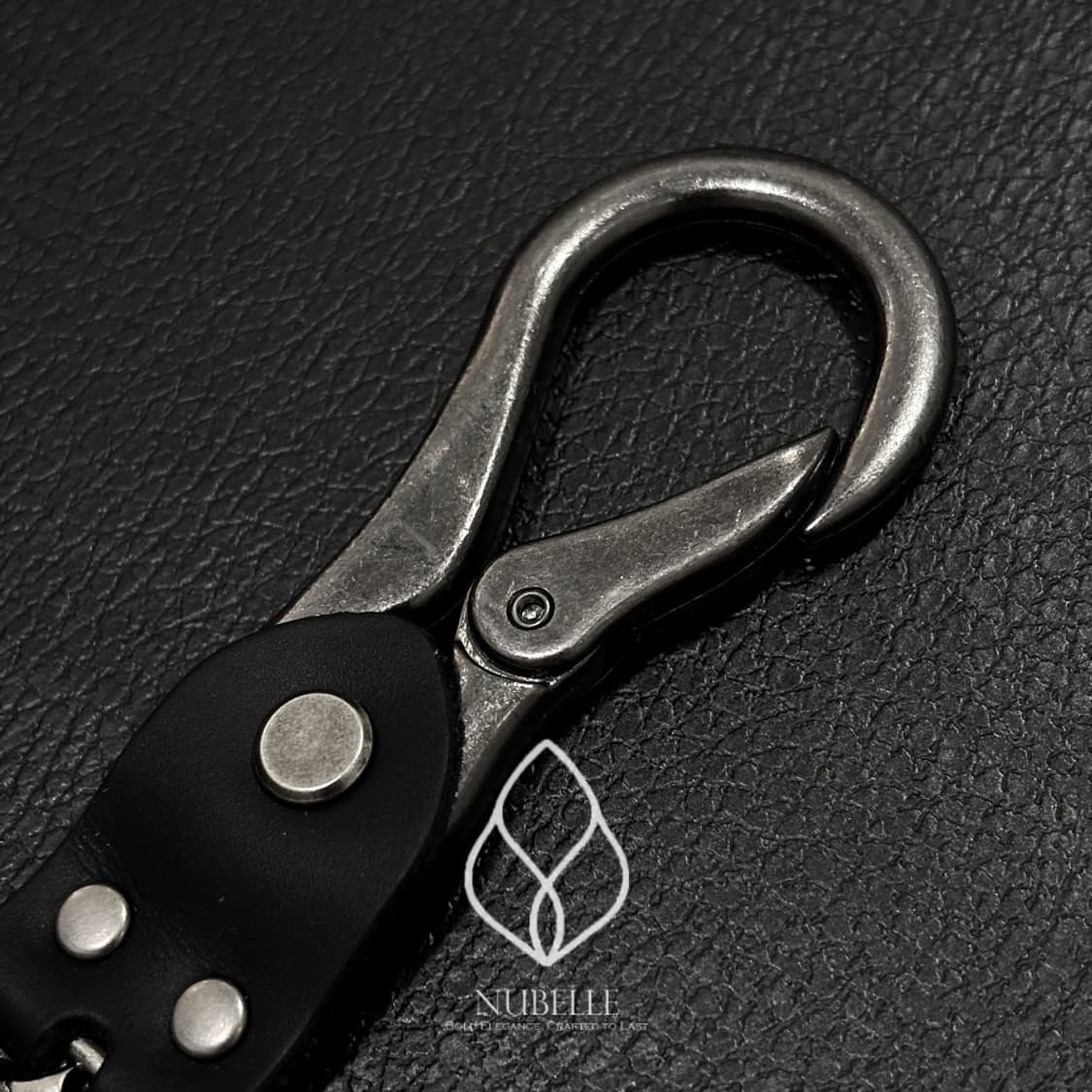 🌗 Chrome leather keyring / 크롬 소가죽 키링 상품이미지5
