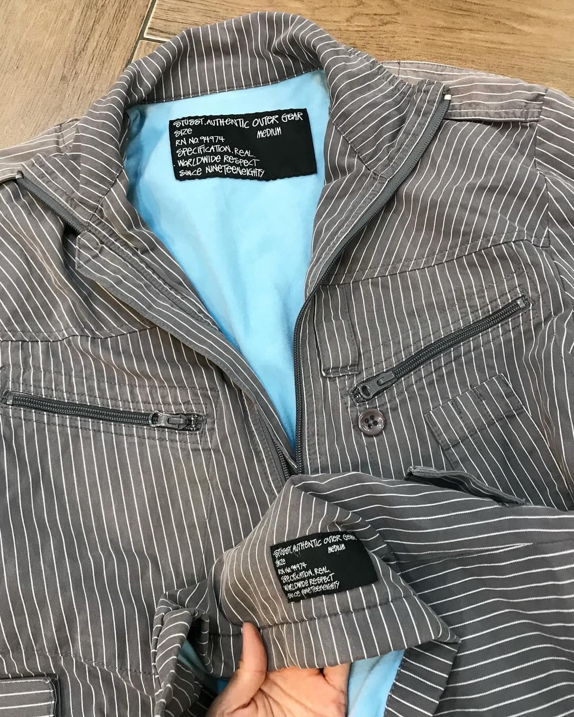 Stussy Stripe Work Jacket 상품이미지8