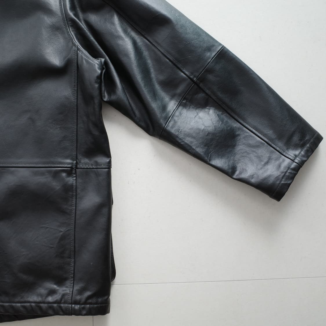 Armani 알마니 아르마니 가죽 레더 코트 상품이미지9