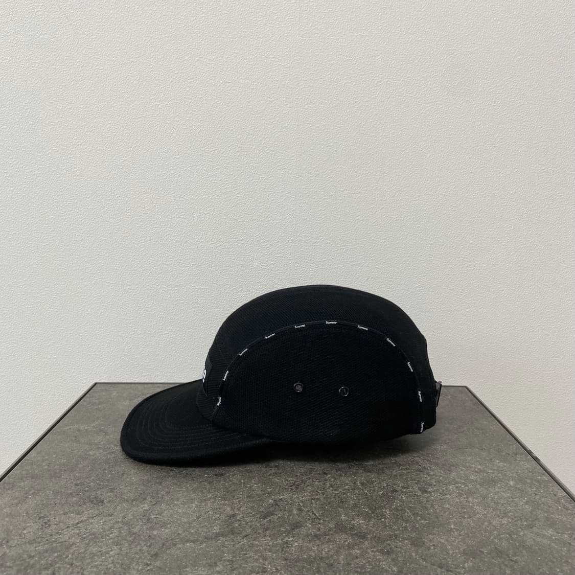 슈프림 블랙 박스로고 캠프캡 모자 상품이미지2