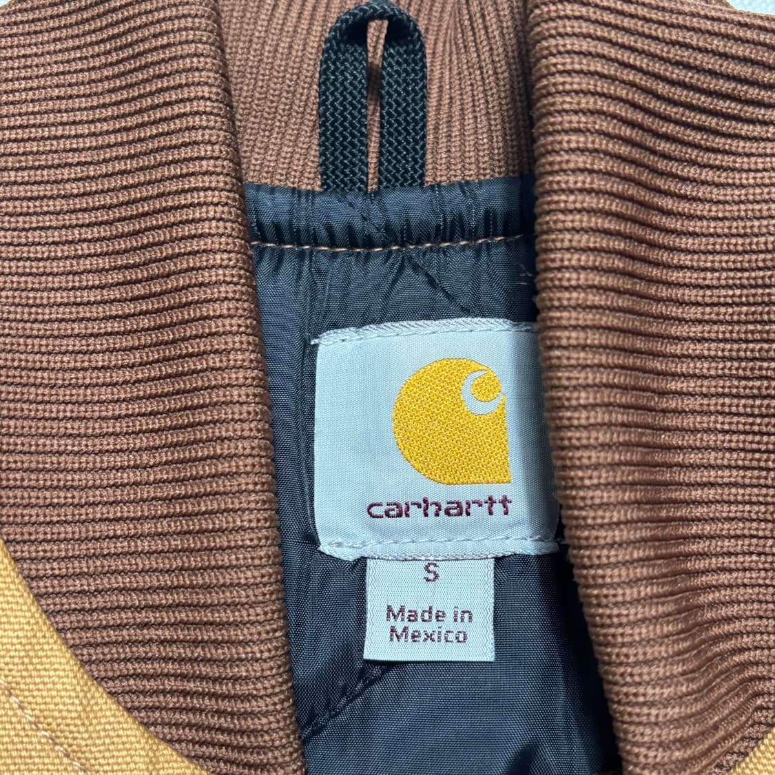 S 칼하트 베이지 워크 조끼 베스트 상품이미지4