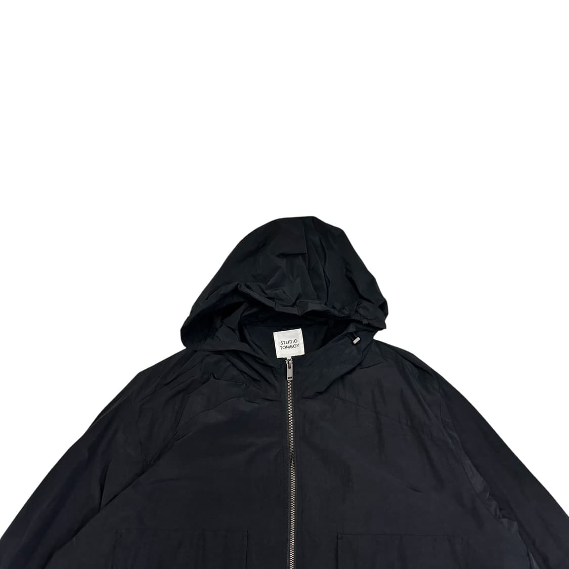 스튜디오톰보이 블랙 투포켓 후디점퍼 상품이미지2